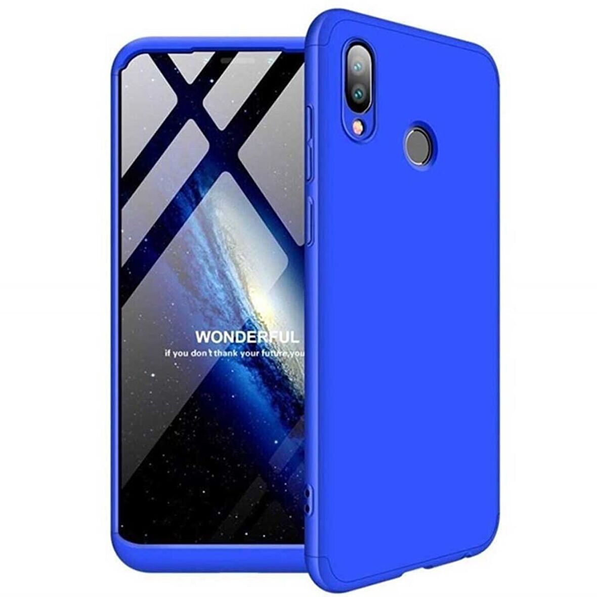Huawei P Smart 2019 GKK Kılıf 360 Derece Tam Koruma