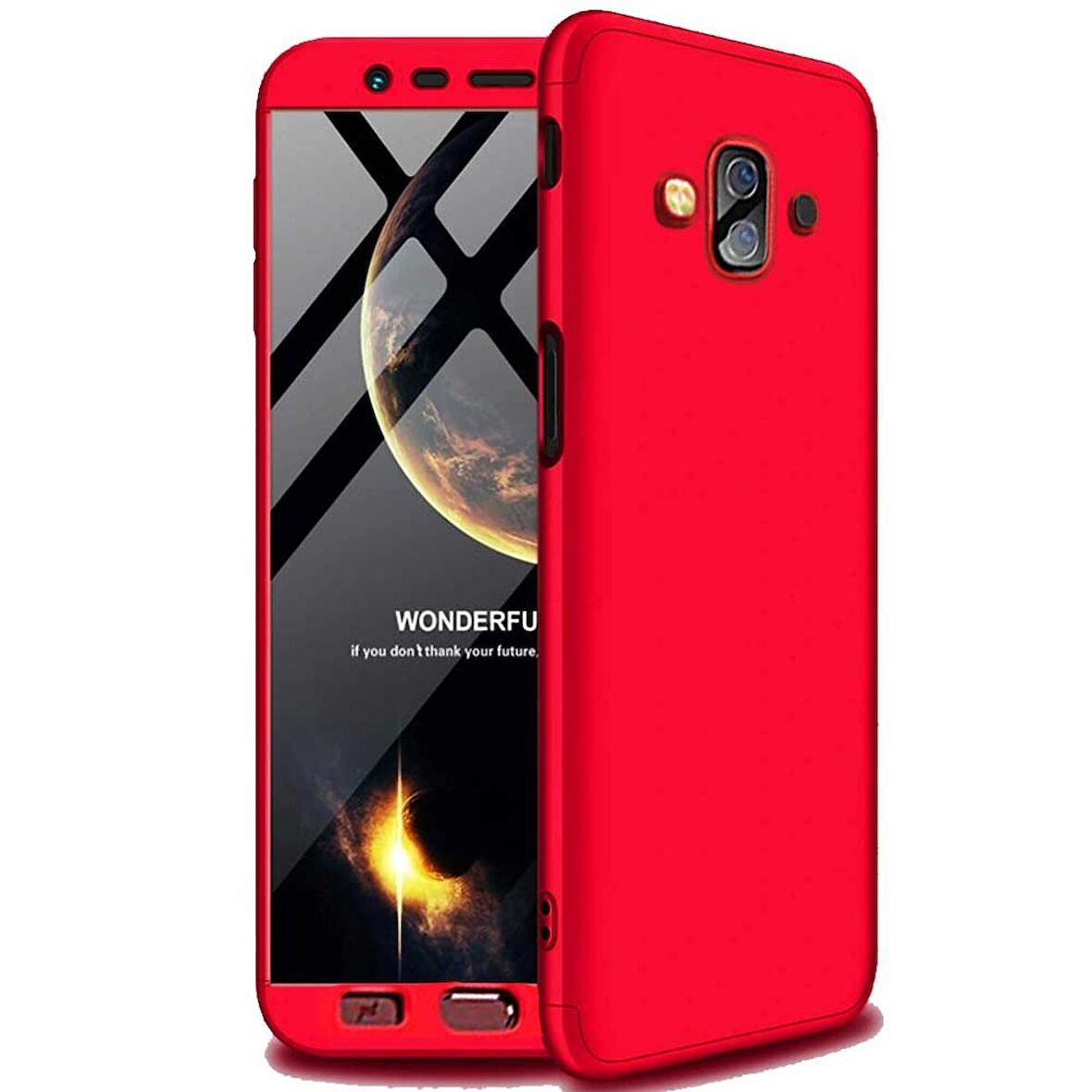 Samsung Galaxy J7 Duo GKK Kılıf 360 Derece Tam Koruma