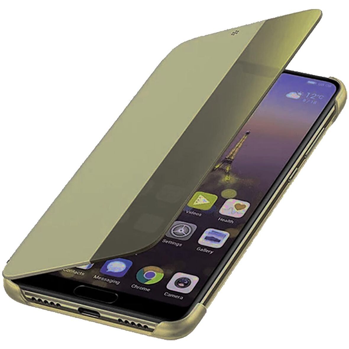 Huawei Y6 2018 Yarım Cam Kapaklı Kılıf