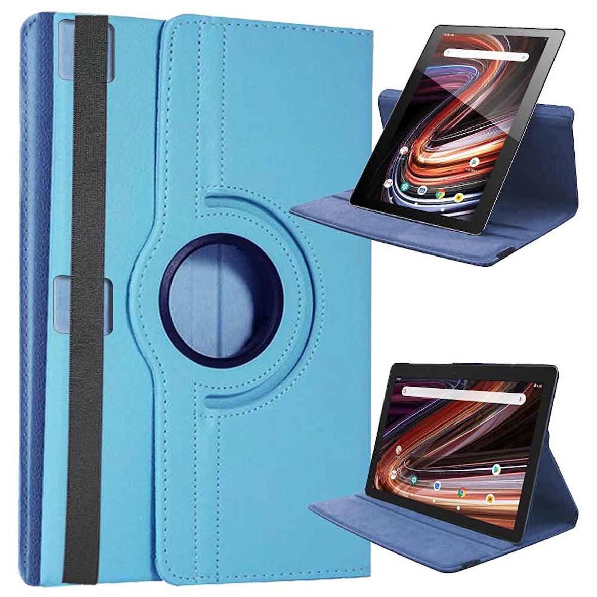 Vorcom Quartz Pro 10.1 inç 360 Derece Dönen Standlı Tablet Kılıfı