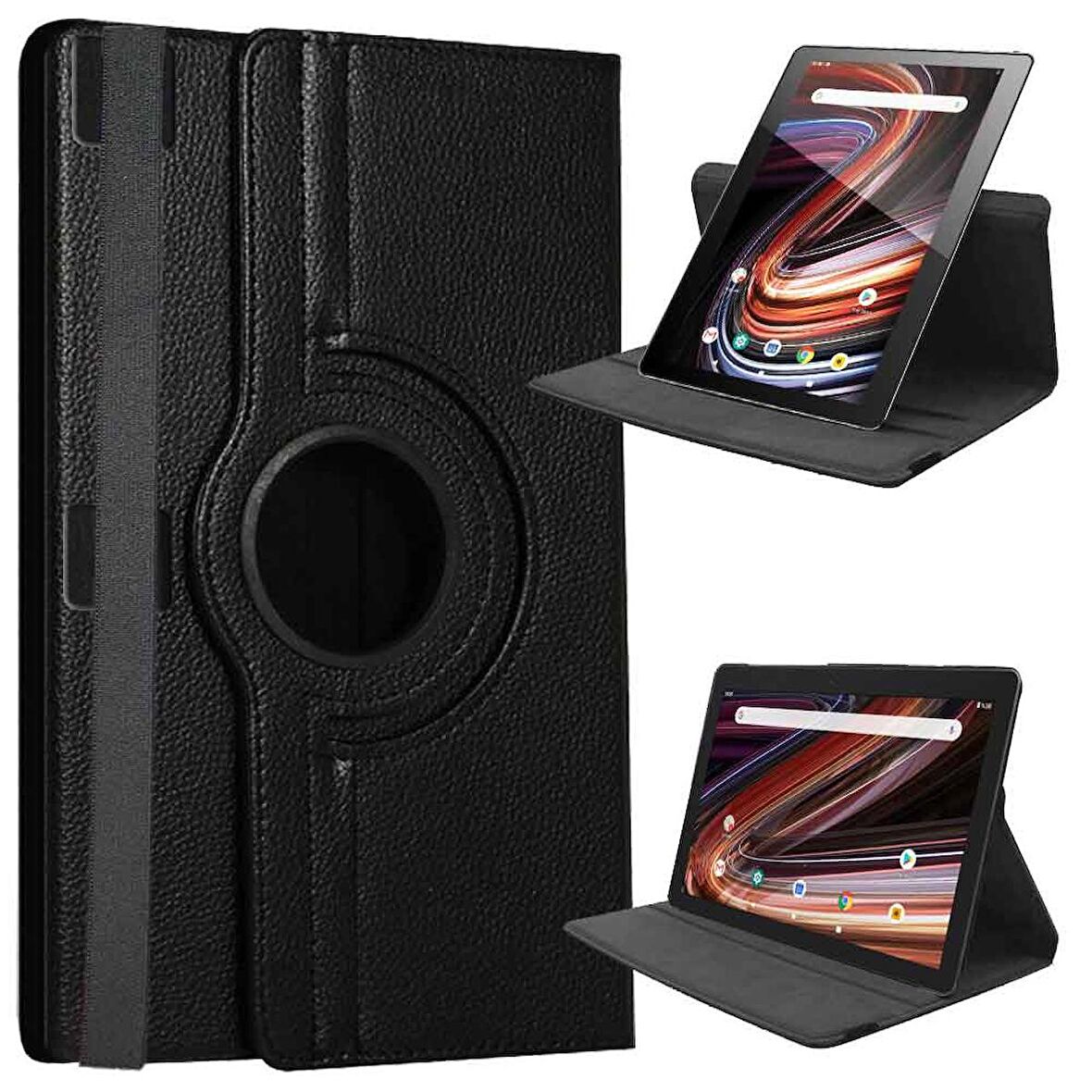 Vorcom Quartz Pro 10.1 inç 360 Derece Dönen Standlı Tablet Kılıfı