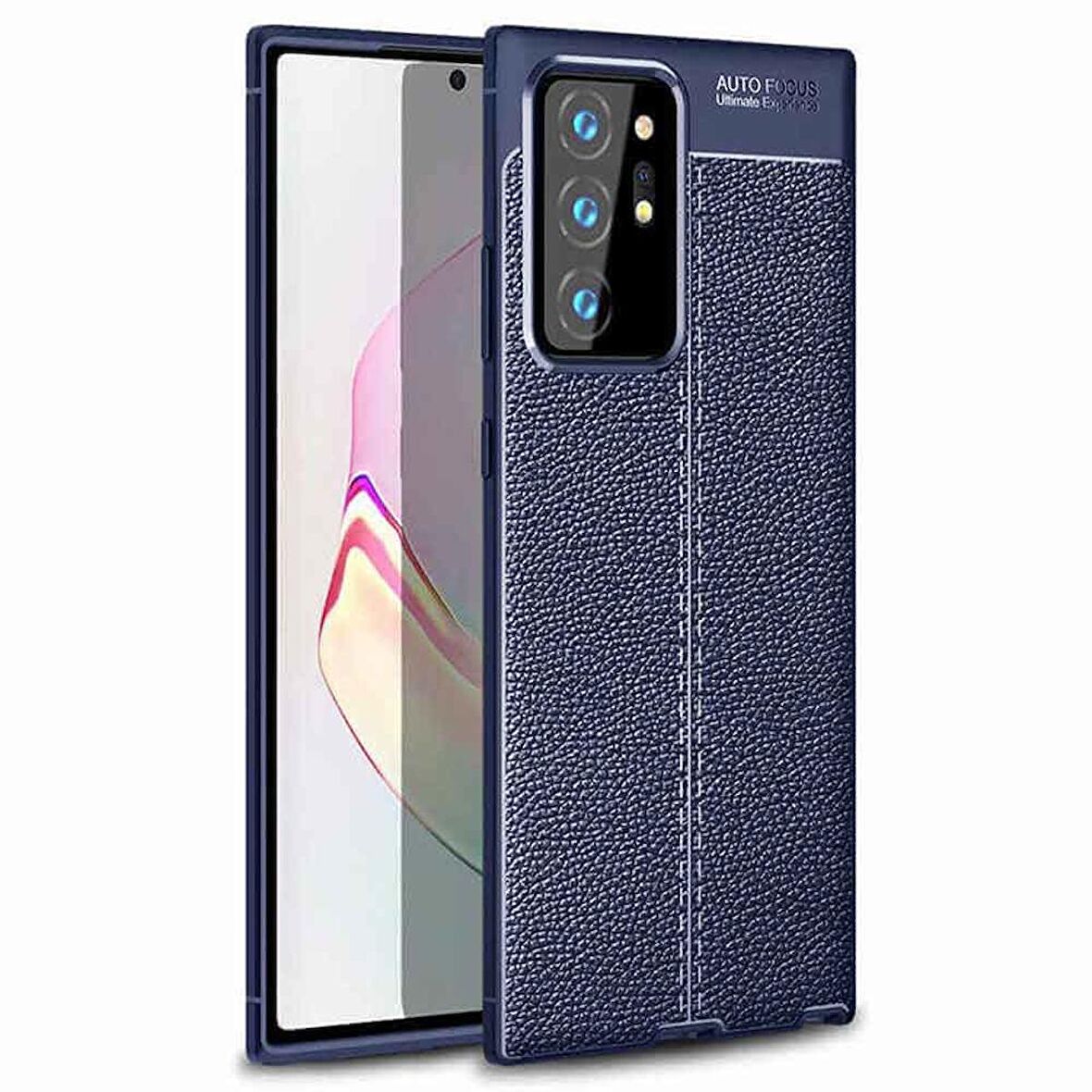 Samsung Galaxy Note 20 Deri Görünümlü Firo Silikon Kılıf