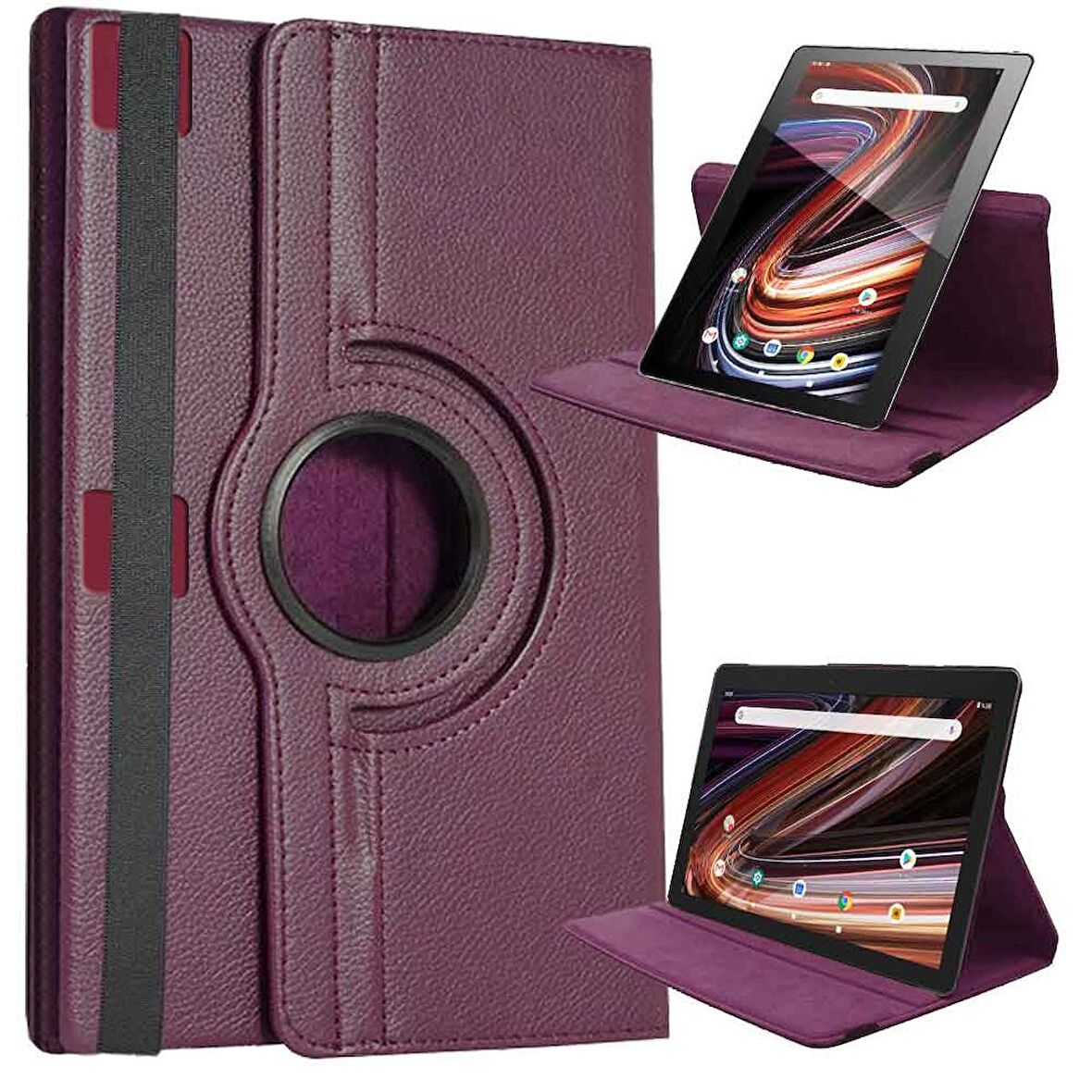Universal 10 inç 360 Derece Dönen Standlı Tablet Kılıfı