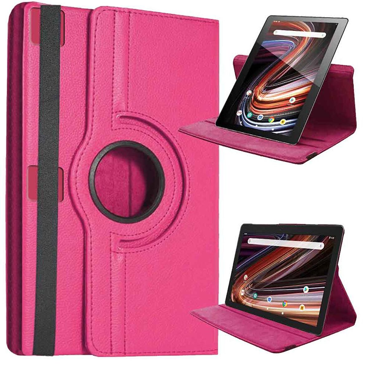 Universal 10 inç 360 Derece Dönen Standlı Tablet Kılıfı