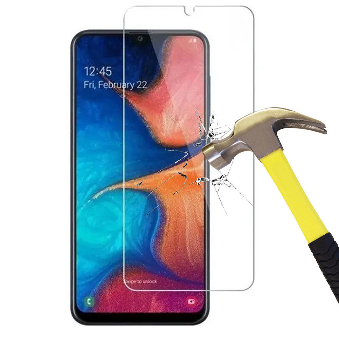 Samsung Galaxy A10 Temperli Kırılmaz Cam Ekran Koruyucu