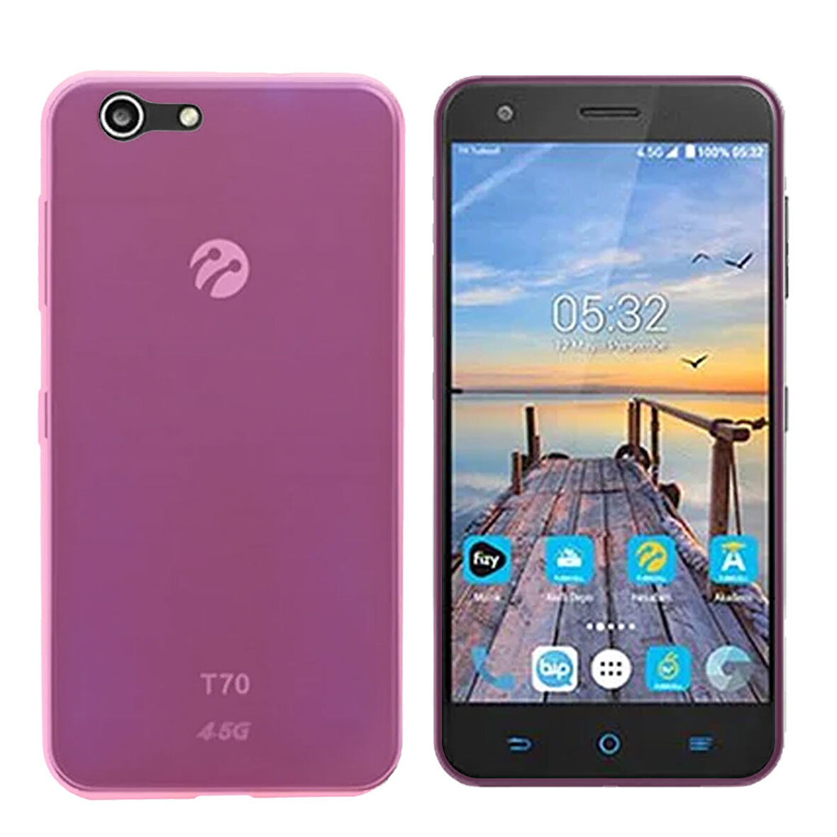 Türkcell T70 Uyumlu Ultra İnce Kaliteli Esnek Şeffaf Silikon