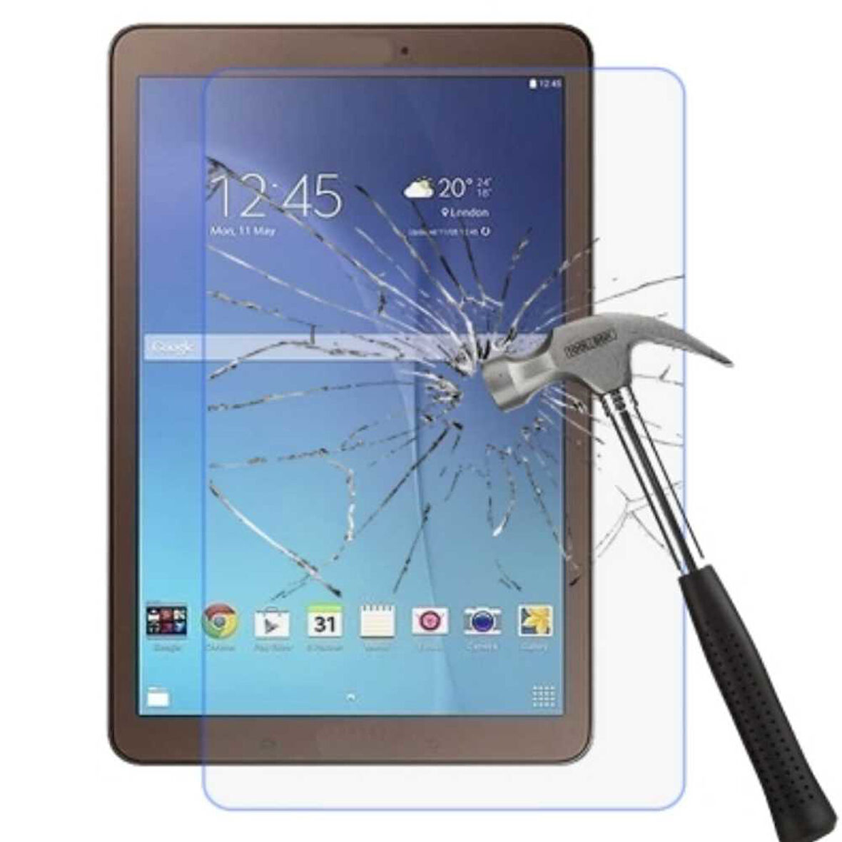 Universal 7 inç Tablet Ekran Koruyucu 9H Temperli Kırılmaz Cam