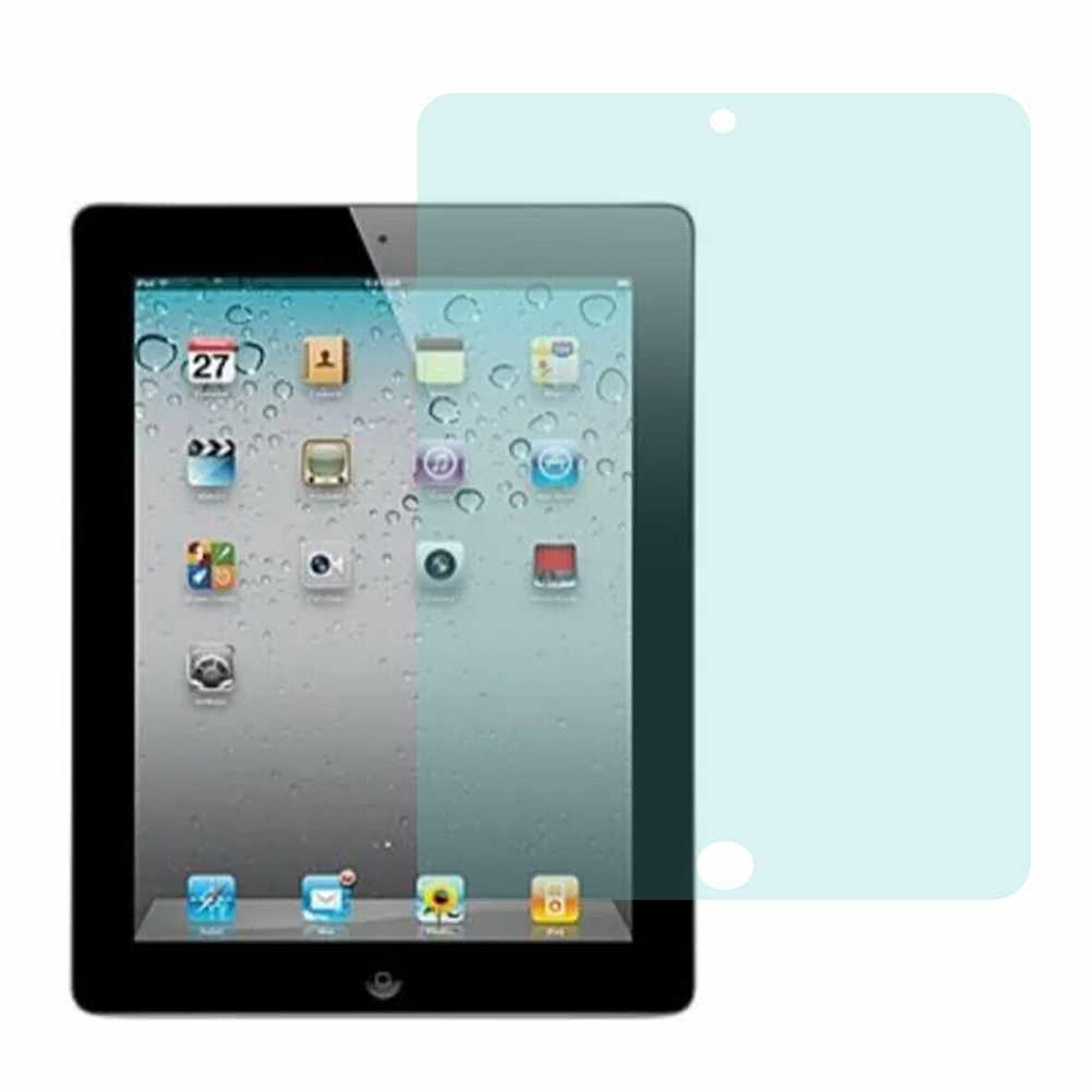 Apple iPad 3 Uyumlu A1416 A1430 A1403 Ekran Koruyucu Kırılmaz Cam