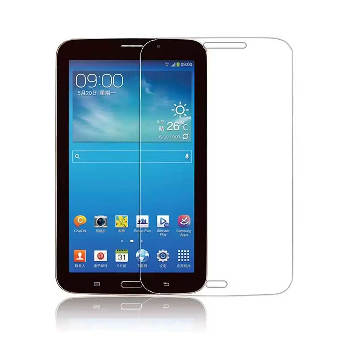 Samsung Galaxy Tab 3 SM T310 / T311 / T315 Temperli Cam Ekran Koruyucu