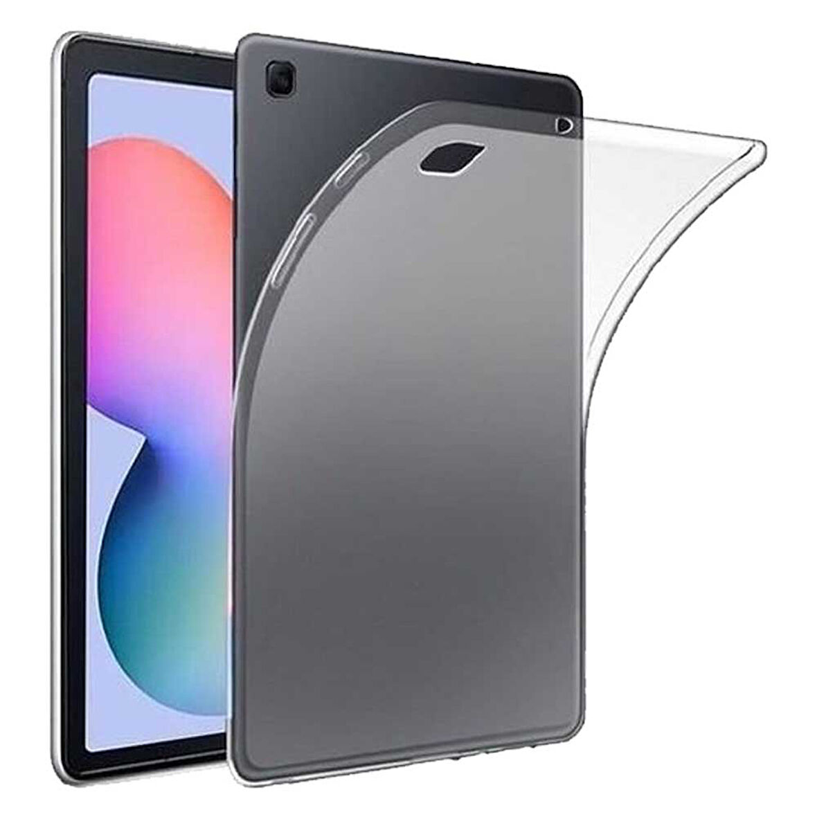 Samsung Galaxy Tab S6 Lite SM P610 Uyumlu Şeffaf Silikon Tablet Kılıfı