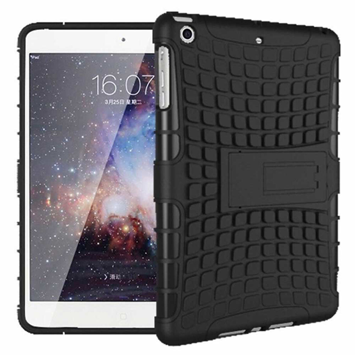 Apple iPad 5. Nesil / 6. Nesil Uyumlu Standlı Tank Tablet Kılıfı Özel Zırh