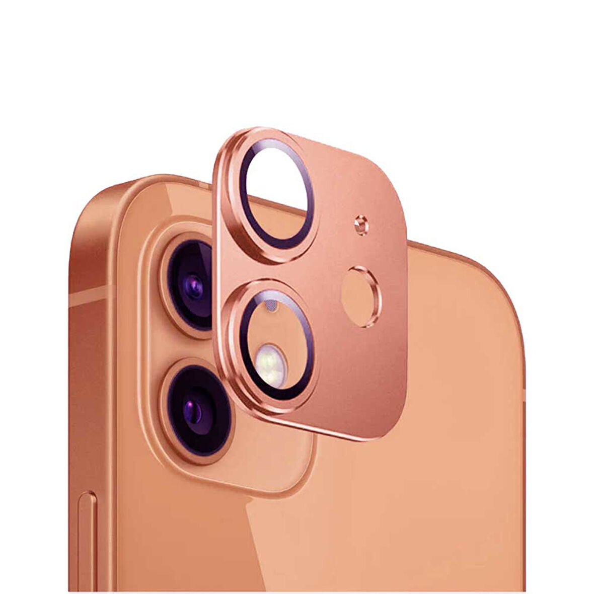 Apple iPhone 11 / iPhone 12 Mini Uyumlu Camera Lens Koruyucu