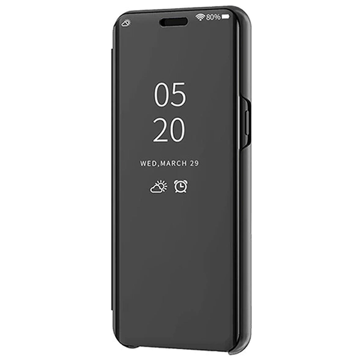 Samsung Galaxy A11 / M11 Uyumlu Aynalı Kapaklı Lüx Kılıf