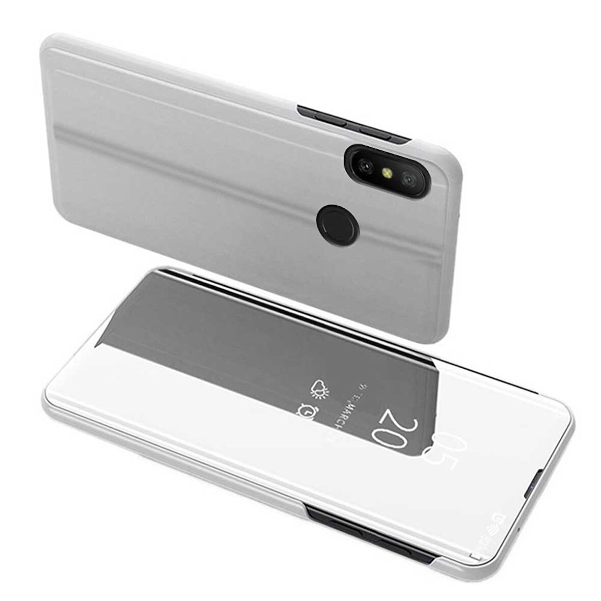 Xiaomi Redmi 7 Uyumlu Aynalı Kapaklı Lüx Kılıf