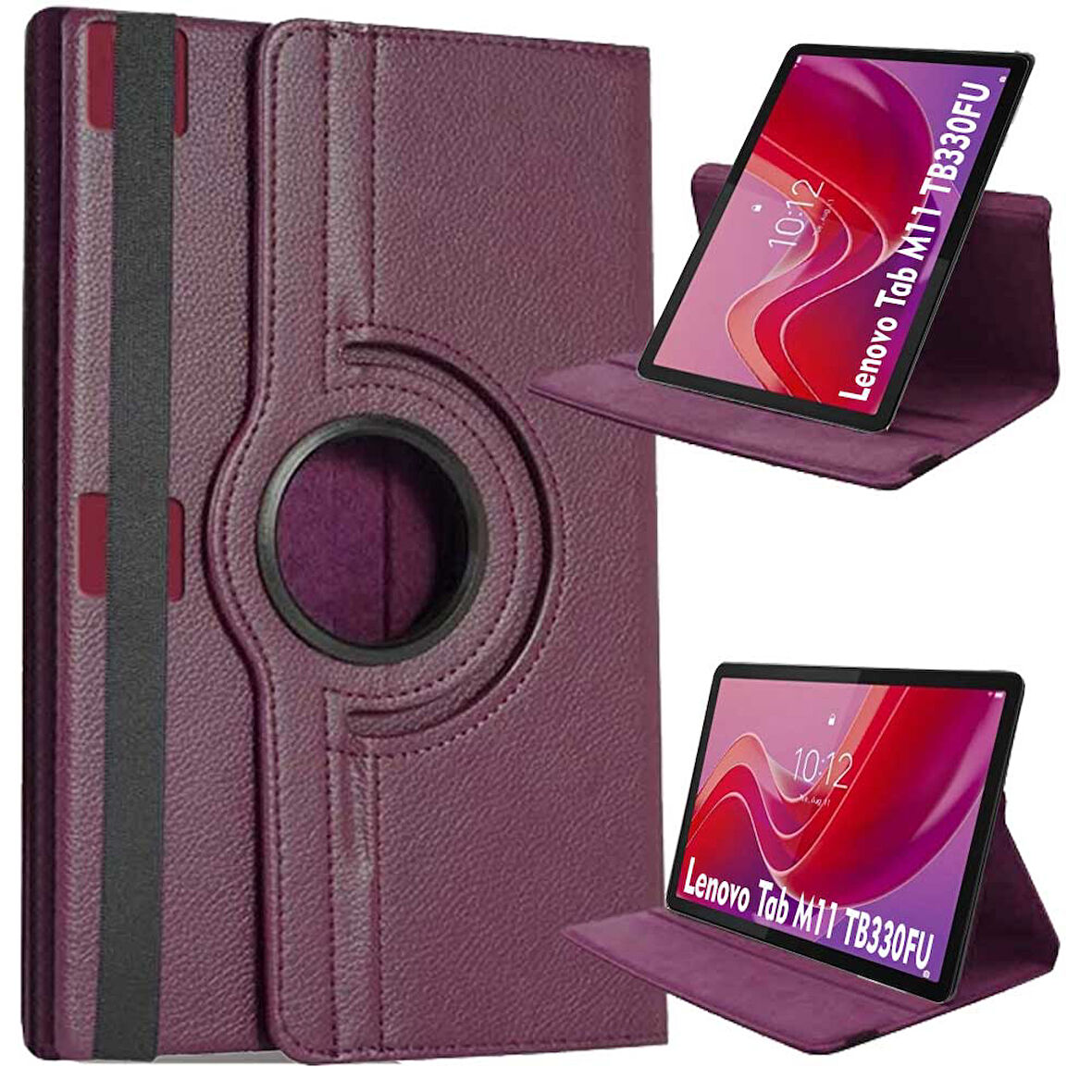 Lenovo Tab M11 TB330FU Uyumlu Döner Standlı Tablet Kılıfı