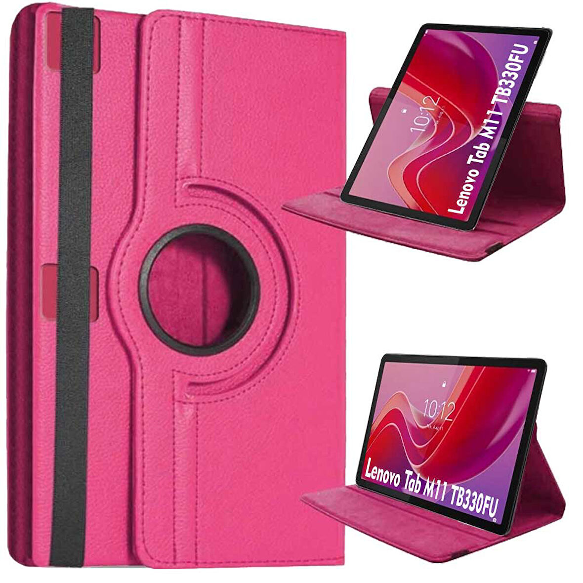 Lenovo Tab M11 TB330FU Uyumlu Döner Standlı Tablet Kılıfı