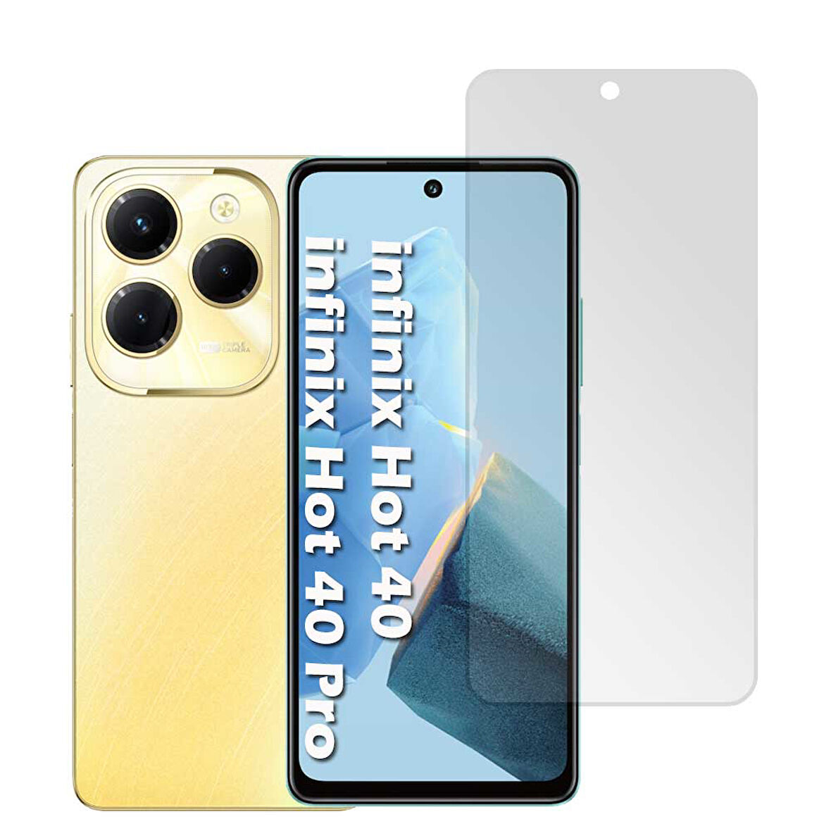 infinix Hot 40 / Hot 40 Pro Uyumlu Nano Cam Ekran Koruyucu