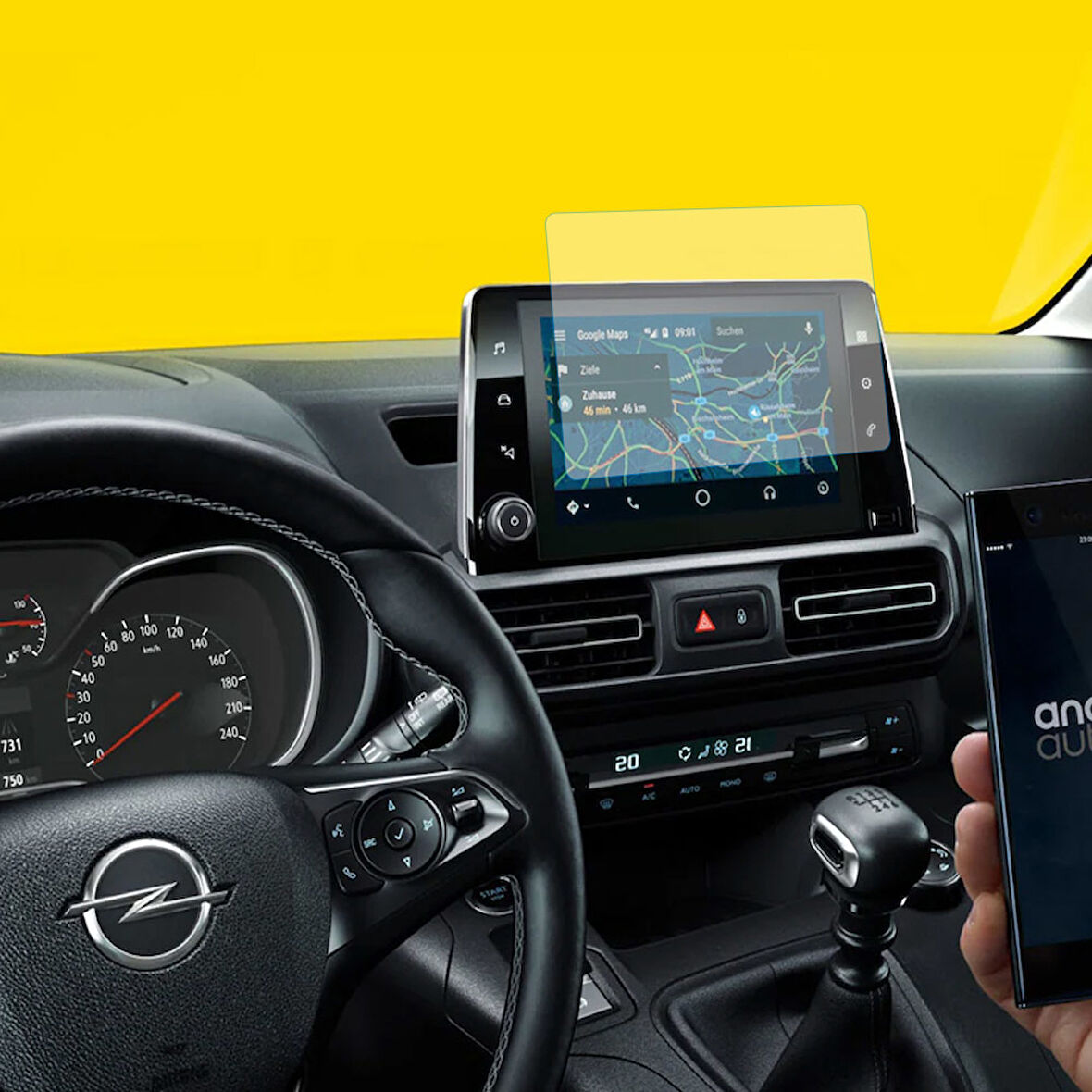 Opel Combo 2019 2023 Uyumlu Nano Cam Ekran Koruyucu