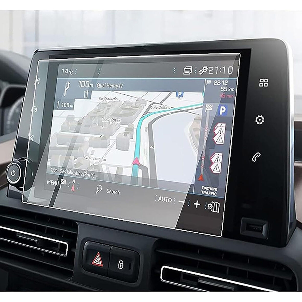 Peugeot Rifter 2019 2023 Uyumlu Nano Cam Ekran Koruyucu