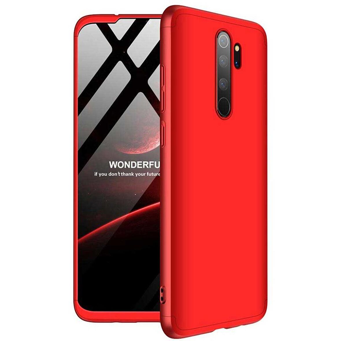 Xiaomi Mi Note 8 Pro GKK Kılıf 360 Derece Tam Koruma