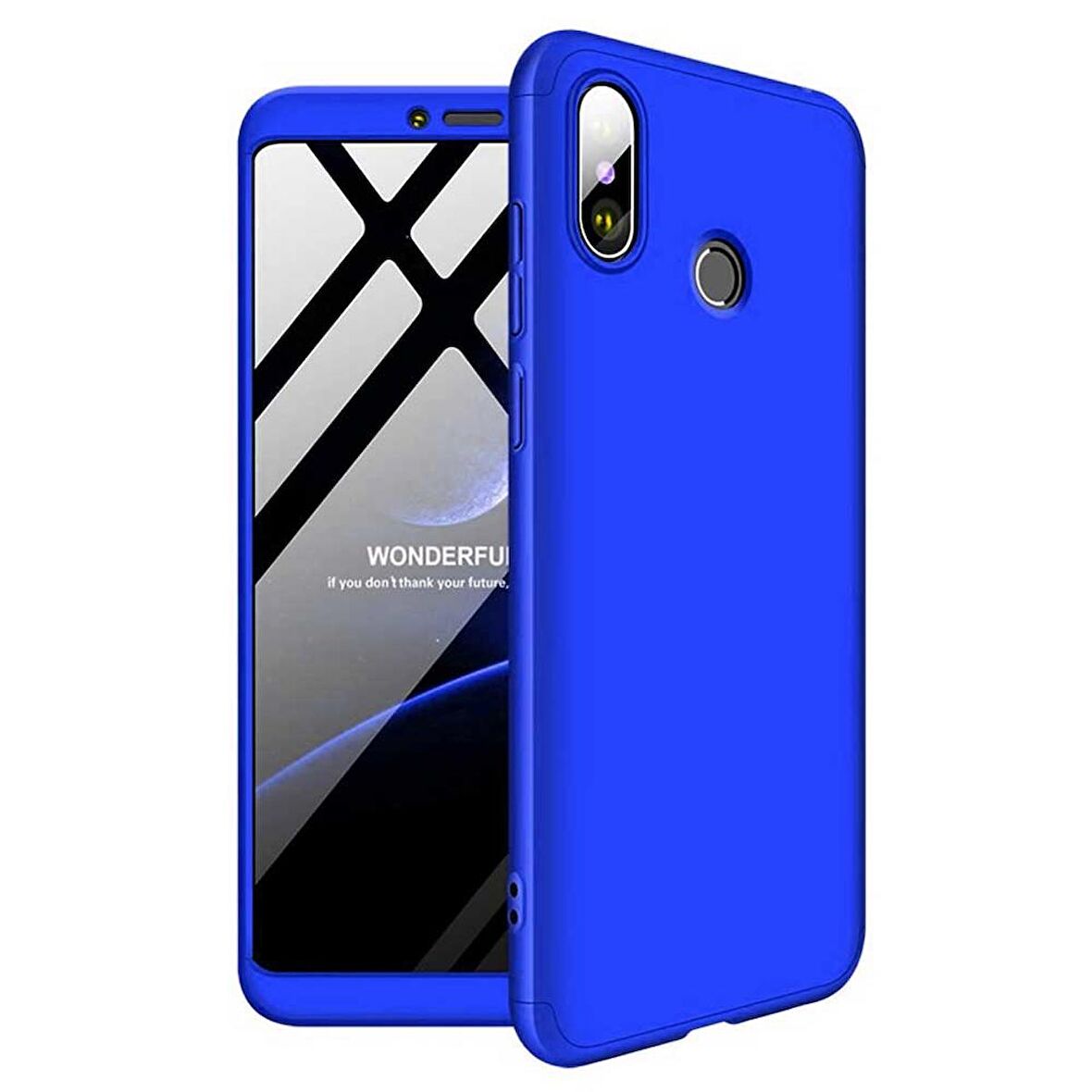 Xiaomi Mi Max 3 GKK Kılıf 360 Derece Tam Koruma