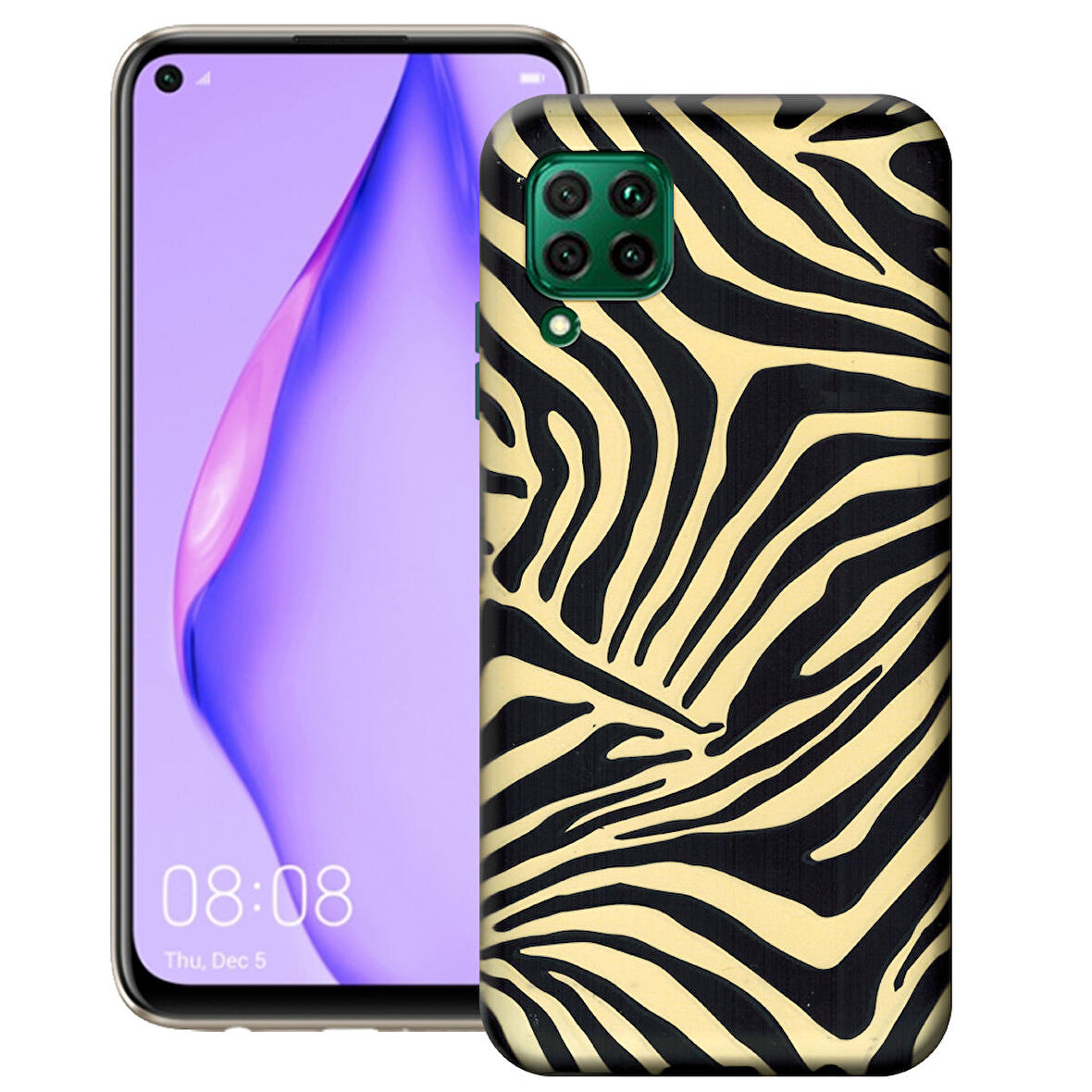 Huawei P40 Lite Gloom Silikon Telefon Kılıf GLM-101