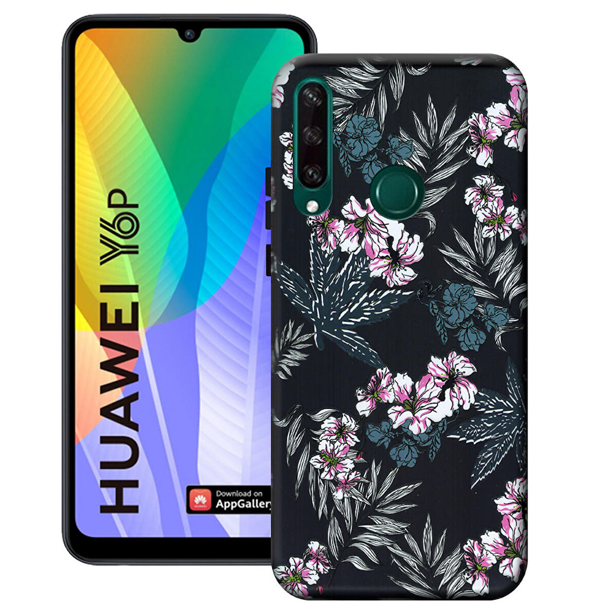 Huawei Y6P Gloom Silikon Telefon Kılıf GLM-114