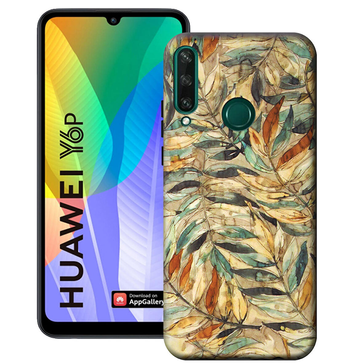 Huawei Y6P Gloom Silikon Telefon Kılıf GLM-122