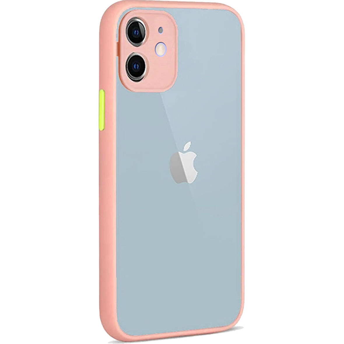 Apple Iphone 12  Montreal Arkası Şeffaf Sert Silikon Kılıf