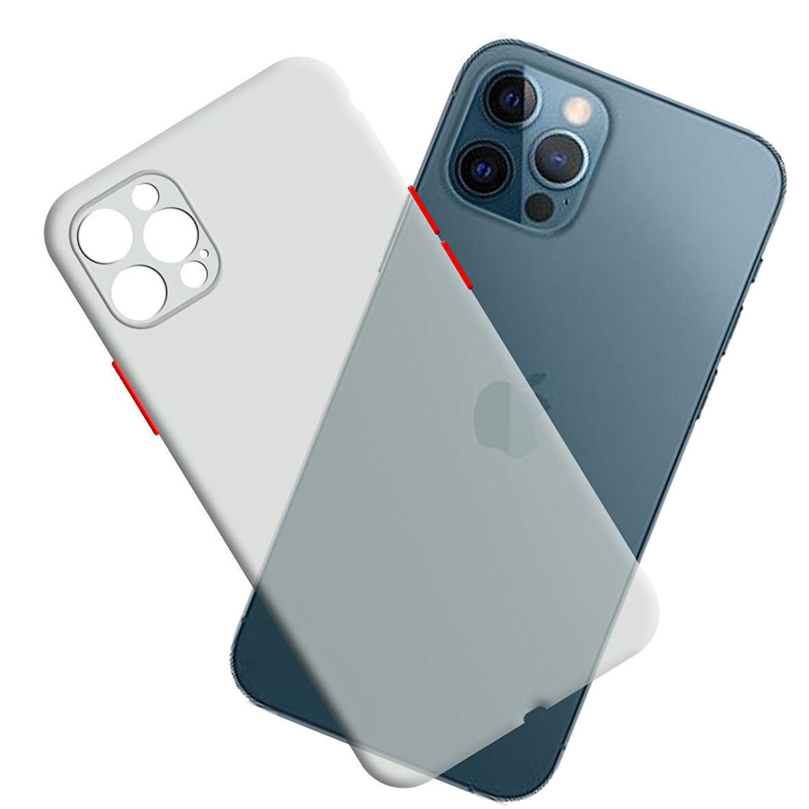 Apple Iphone 12 Pro Max Ultra İnce Zar Telefon Kılıfı