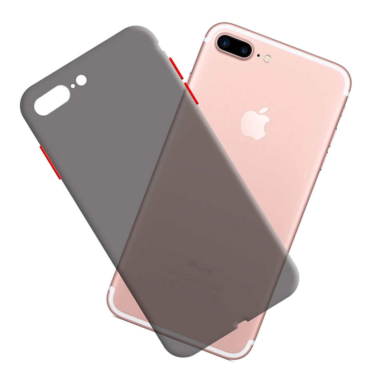 Apple Iphone 7 Plus / 8 Plus Ultra İnce Zar Telefon Kılıfı