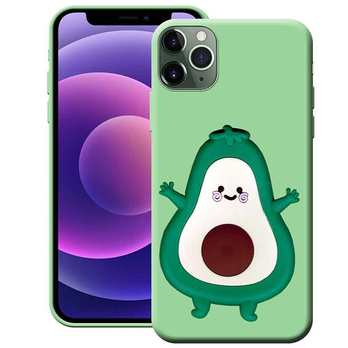 Apple Iphone 11 Pro Cartoon Silikon Telefon Kılıfı