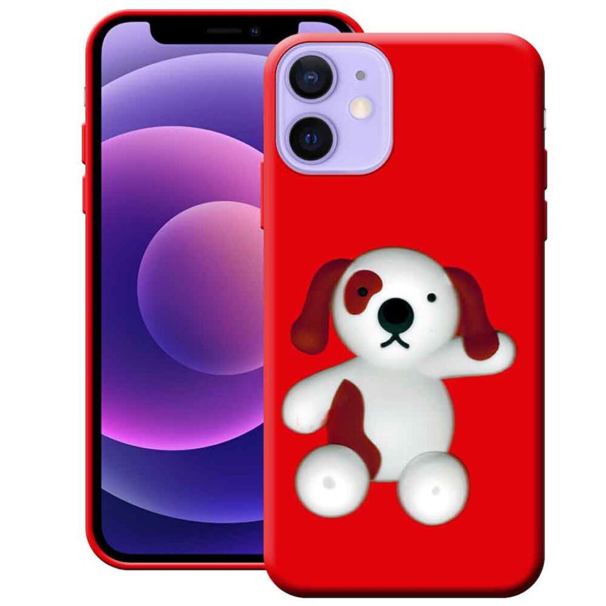 Apple Iphone 12 Cartoon Silikon Telefon Kılıfı