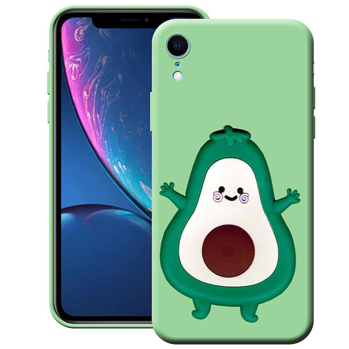 Apple Iphone XR Cartoon Silikon Telefon Kılıfı