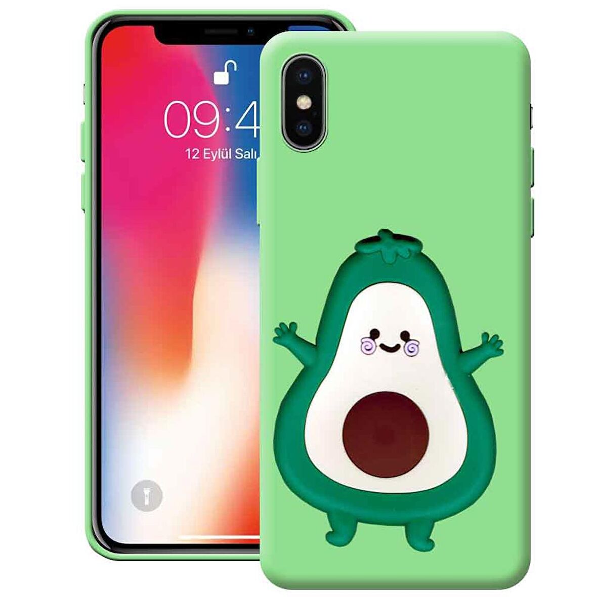 Apple Iphone X / XS Cartoon Silikon Telefon Kılıfı