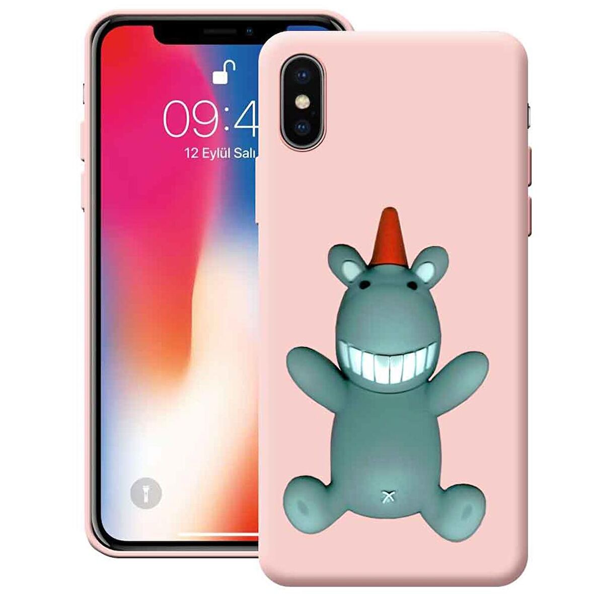 Apple Iphone X / XS Cartoon Silikon Telefon Kılıfı