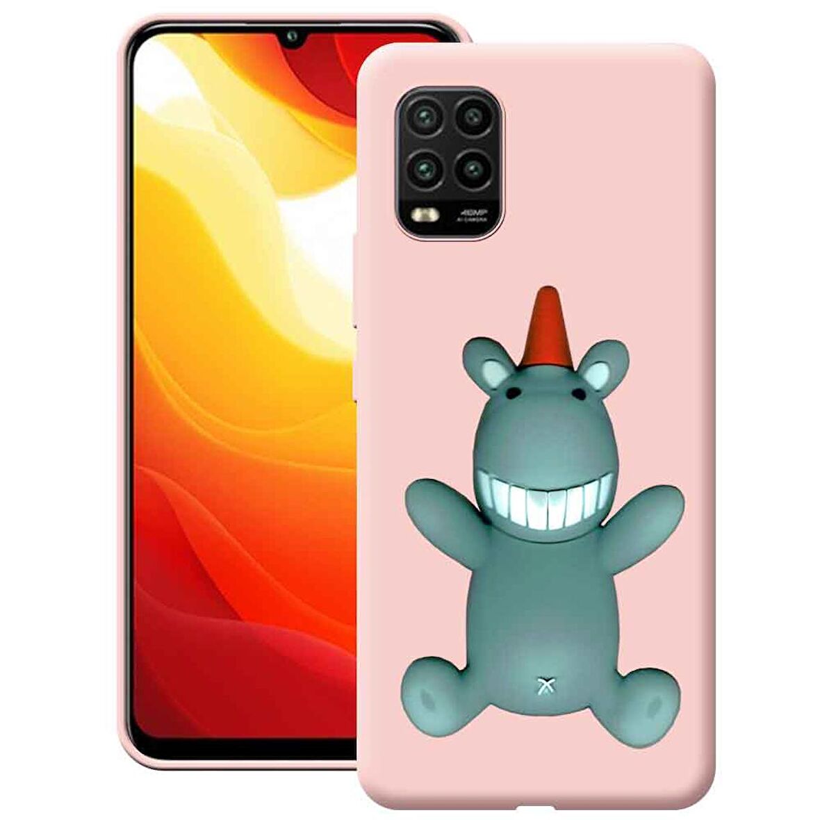 Xiaomi Mi 10 Lite Cartoon Silikon Telefon Kılıfı