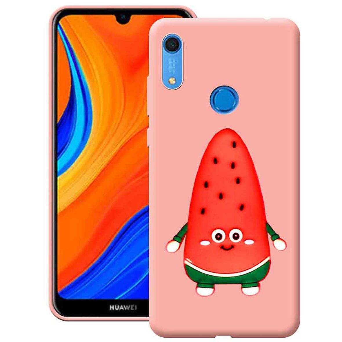 Huawei Y6S 2019 Cartoon Silikon Telefon Kılıfı