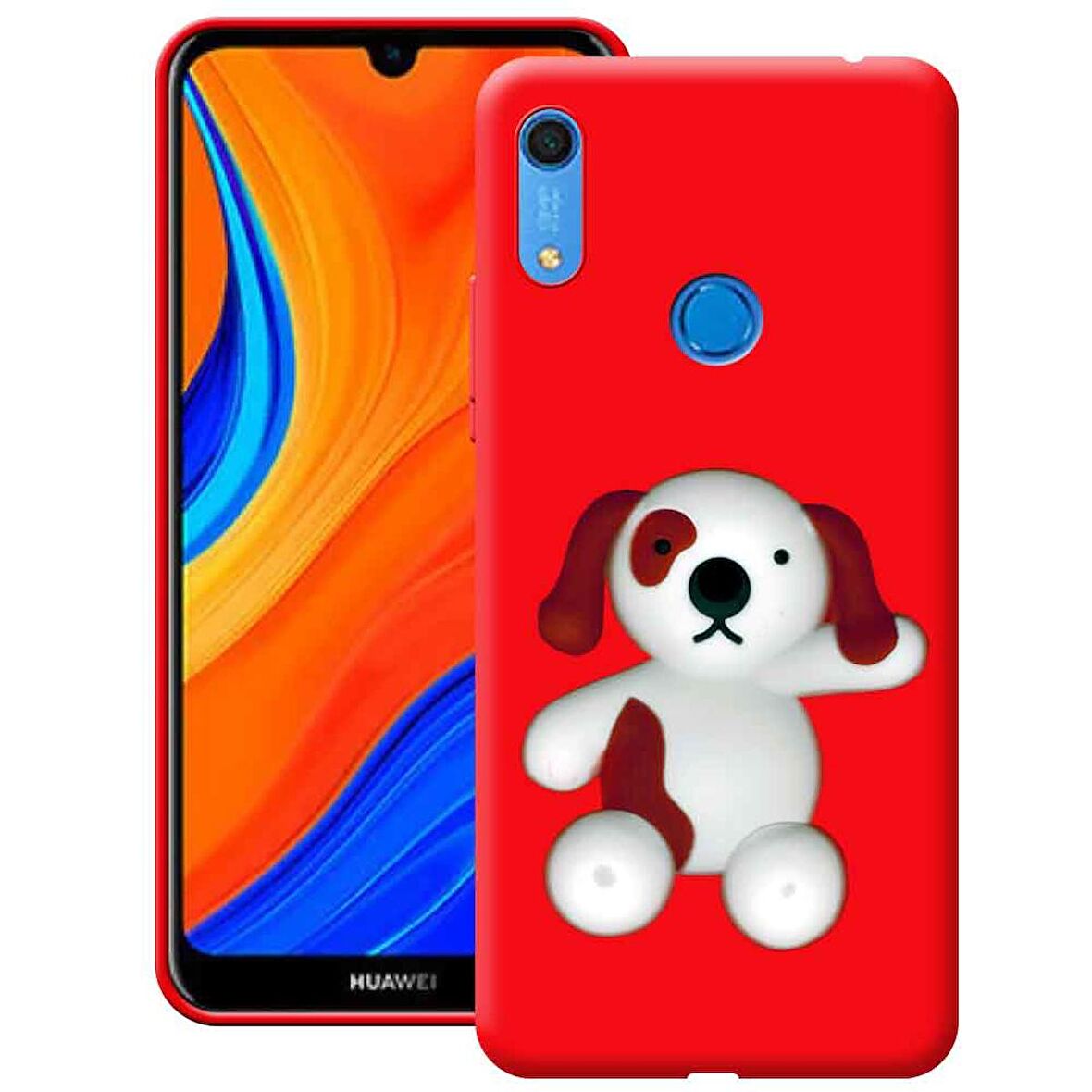 Huawei Y6S 2019 Cartoon Silikon Telefon Kılıfı
