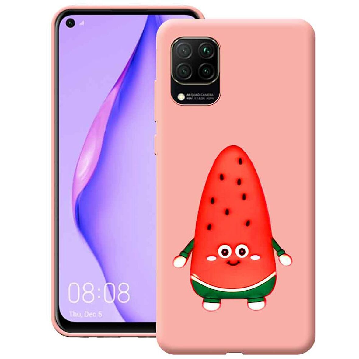 Huawei P40 Lite Cartoon Silikon Telefon Kılıfı