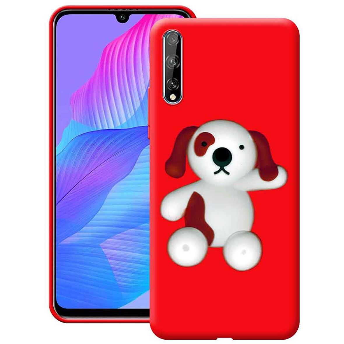 Huawei P Smart S Cartoon Silikon Telefon Kılıfı