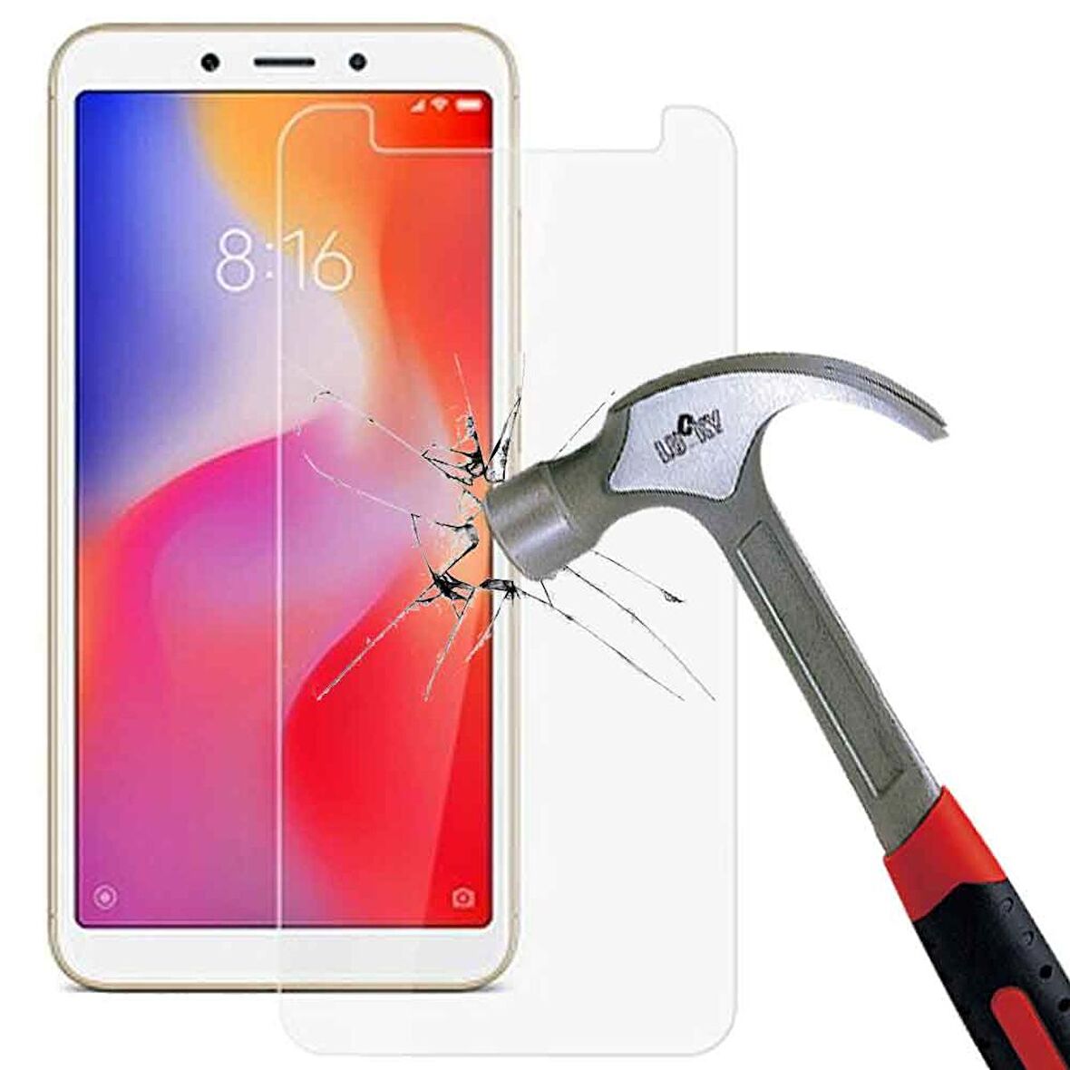 Xiaomi Redmi 6 Temperli Kırılmaz Cam Ekran Koruyucu