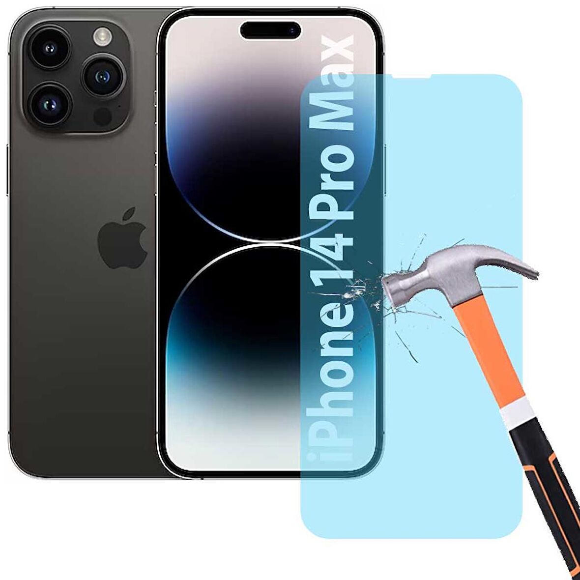 Smart Tech Apple Uyumlu iPhone 14 Pro Max Nano Cam Ekran Koruyucu