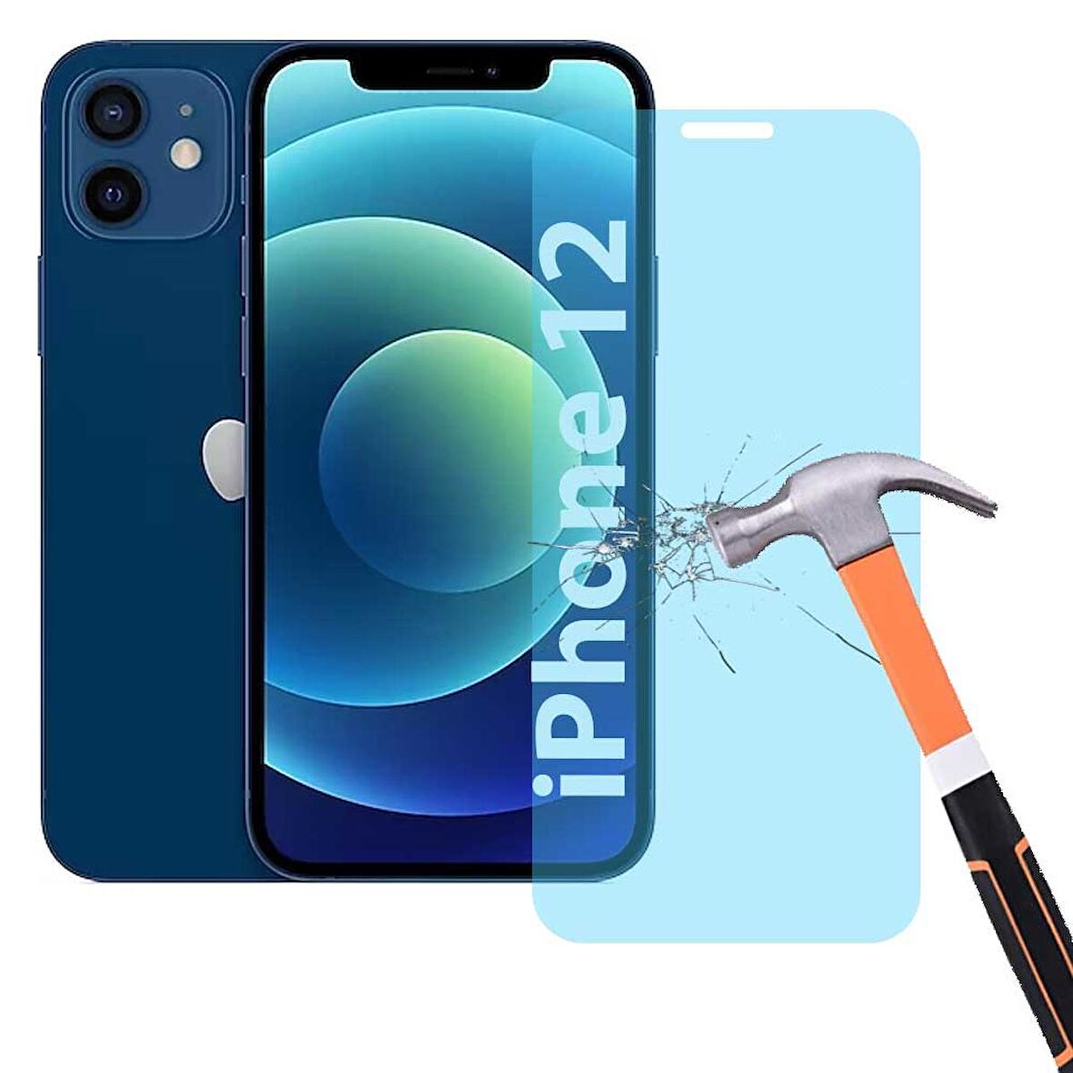 Smart Tech Apple Uyumlu iPhone 12 Nano Cam Ekran Koruyucu