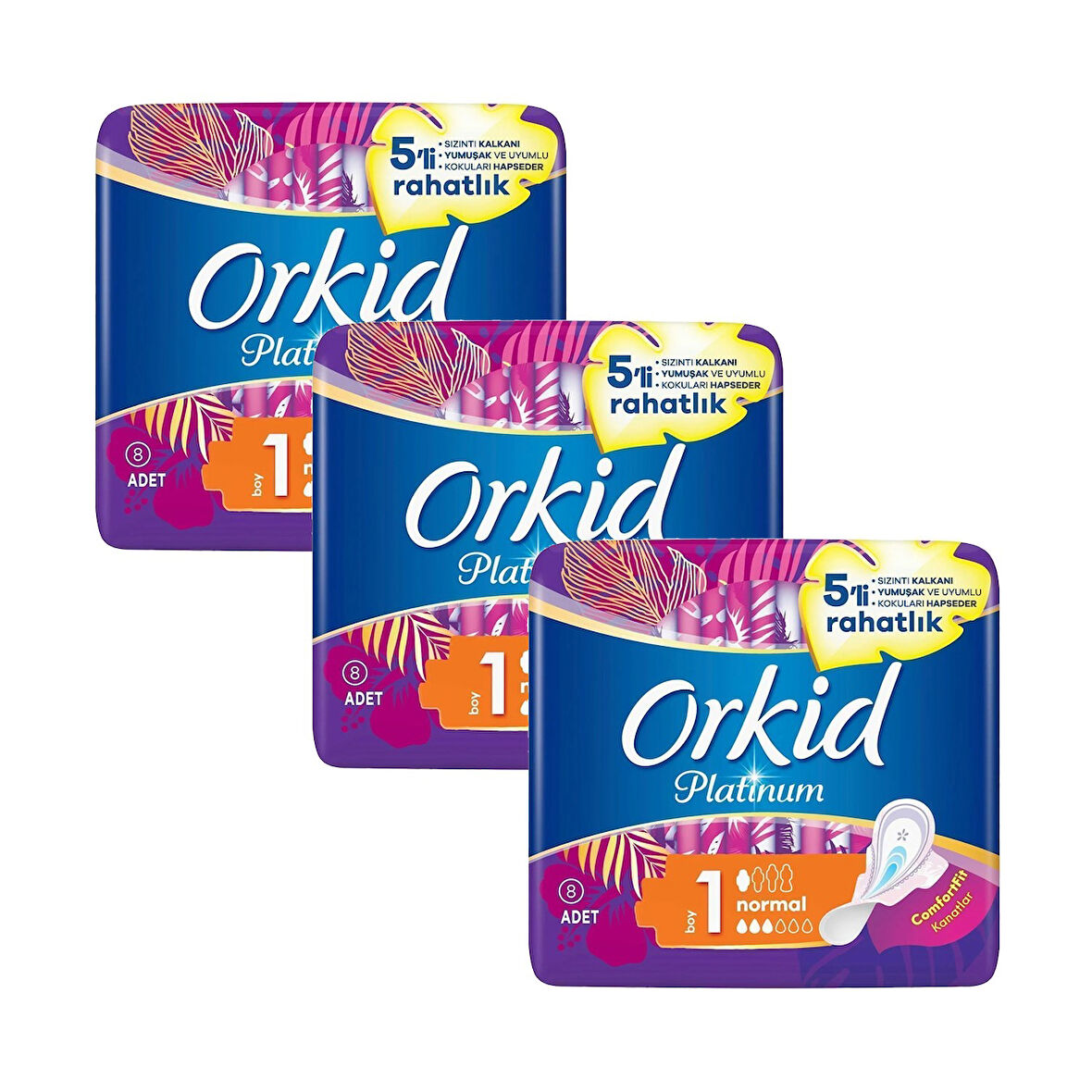 Orkid Platinum 3 No Normal 8 li x 3 Adet