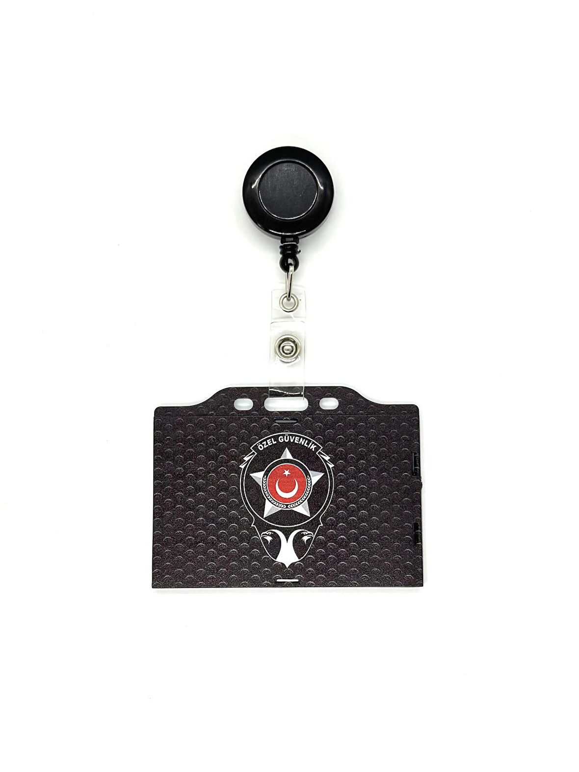 Özel Güvenlik Temalı Yatay Kart Kabı Kart Koruyucu 