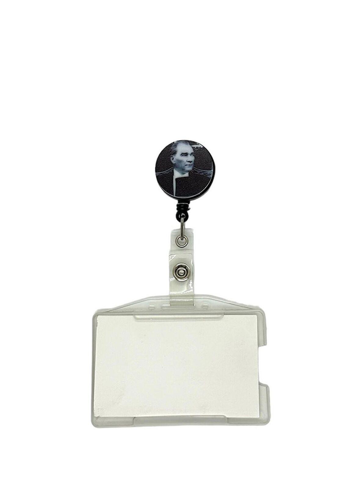 Atatürk 1 Temalı Pleksi Baskılı Yoyo Kartlık Yoyo Yaka Kartlığı