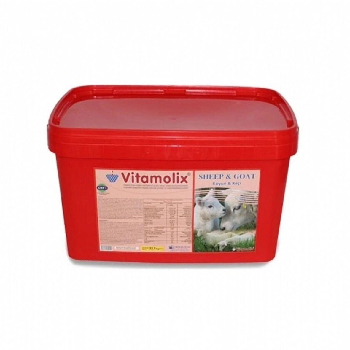 Vitamolix Sheep & Goat Yalama Kovası 22.5 Kg (Koyun,Keçi,Kuzu,Oğlak)