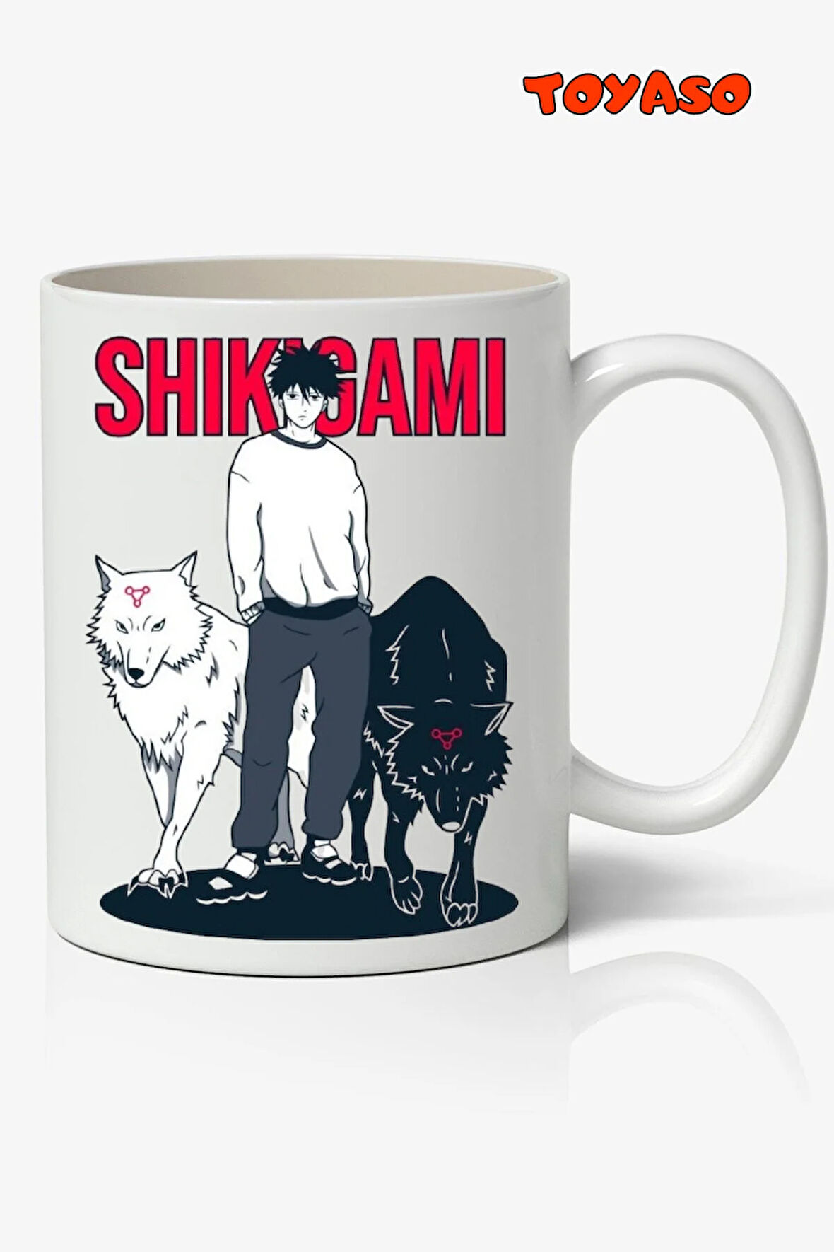 Jujutsu Kaisen Shikigami Anime Temalı Beyaz Kupa Bardak Sevgiliye Arkadaşa Hediye