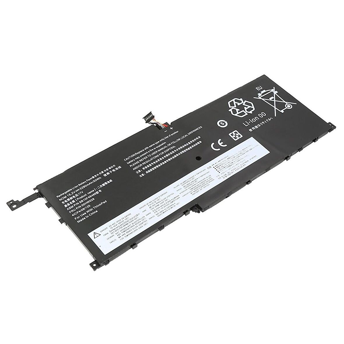 Lenovo ThinkPad X1 Yoga 2nd Gen Notebook Bataryası Laptop Pil